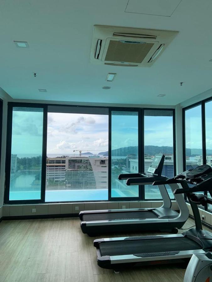 Sky Suite Top Floor With Rooftop Pool & Gym Kota Kinabalu Ngoại thất bức ảnh